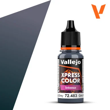 Vallejo 72.483 Xpress Color Intense - Viking Grey, 18 ml Bottle