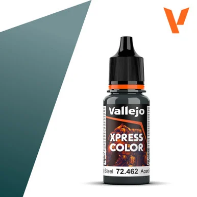 Vallejo 72.462 Xpress Color - Starship Steel, 18 ml Bottle