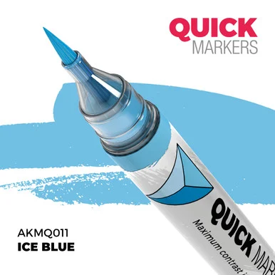 AK Interactive AKMQ011 Ice Blue Quick Marker