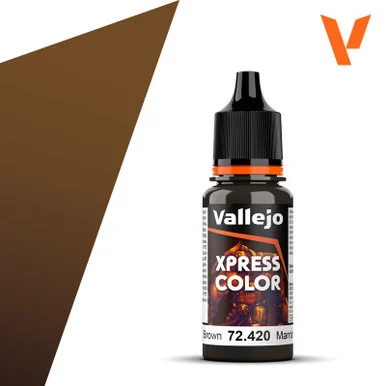 Vallejo 72.420 Xpress Color - Wasteland Brown, 18 ml Bottle