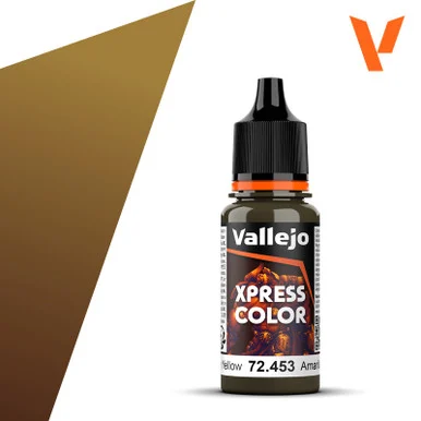Vallejo 72.453 Xpress Color - Military Yellow, 18 ml Bottle
