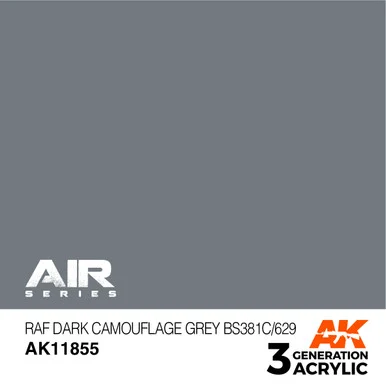 3G Air 055 - RAF Dark Camouflage Grey BS381C/629 -AK11855