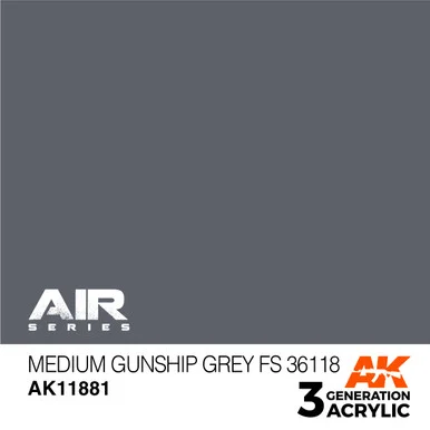 3G Air 081- Medium Gunship Grey FS 36118 - AK11881