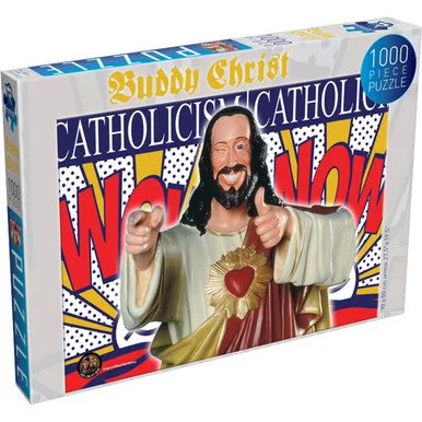 Renegade Game Studios 02262 Buddy Christ 1000 Piece Jigsaw Puzzle - Renegade Games