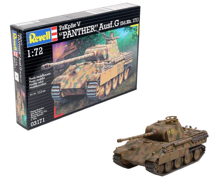 PzKpfw V Panther Ausf. G 1/72 Scale Model Kit - Revell Germany