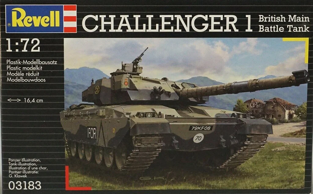 Challenger 1 British Main Battle Tank 1/72 Scale Model Kit - Revell Germany