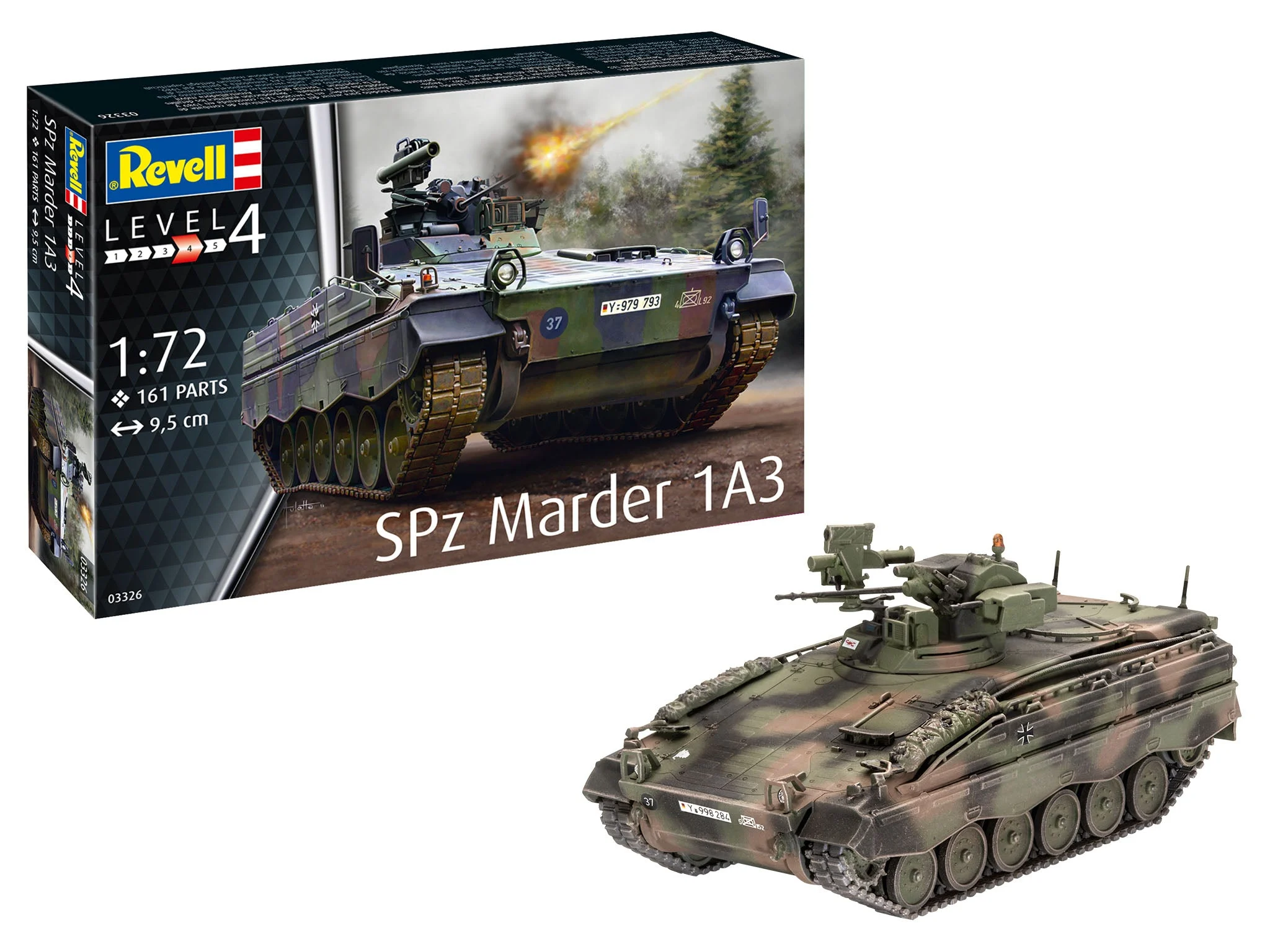 SPz Marder 1A3 Infantry Fighting Vehicle 1/72 Scale Model Kit - Revell Germany