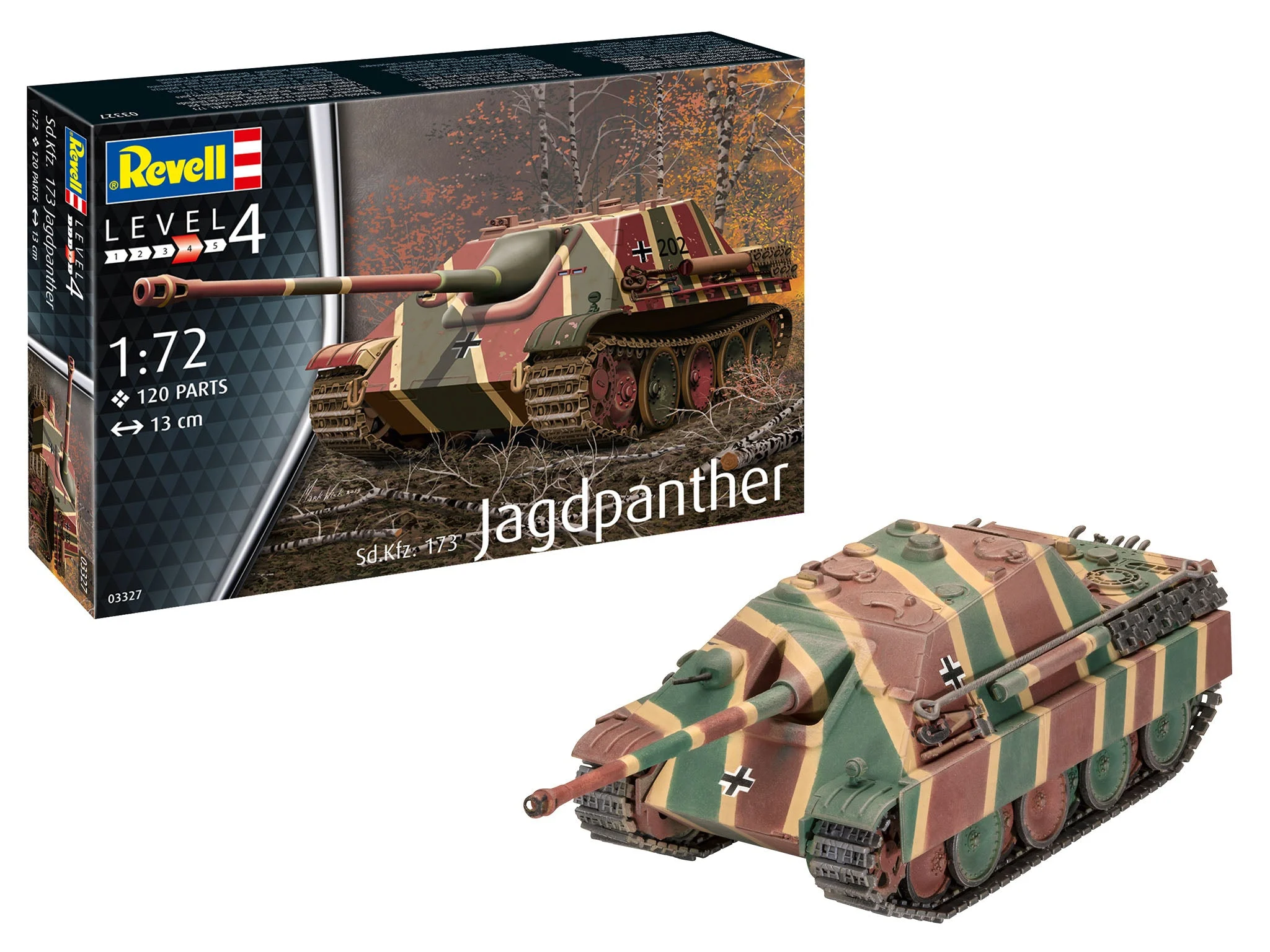 Sd.Kfz.173 Jagdpanther 1/72 Scale Model Kit - Revell Germany