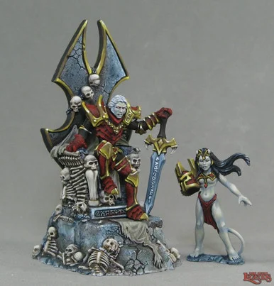 03807 - Dark Heaven Legends: Dragoth the Defiler, Undead Lord on Throne