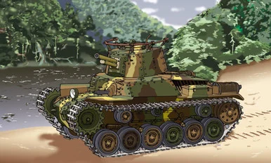 Chibimaru Middle Tank Type 97 Chi-Ha 57mm Turret/Early Type Bogie