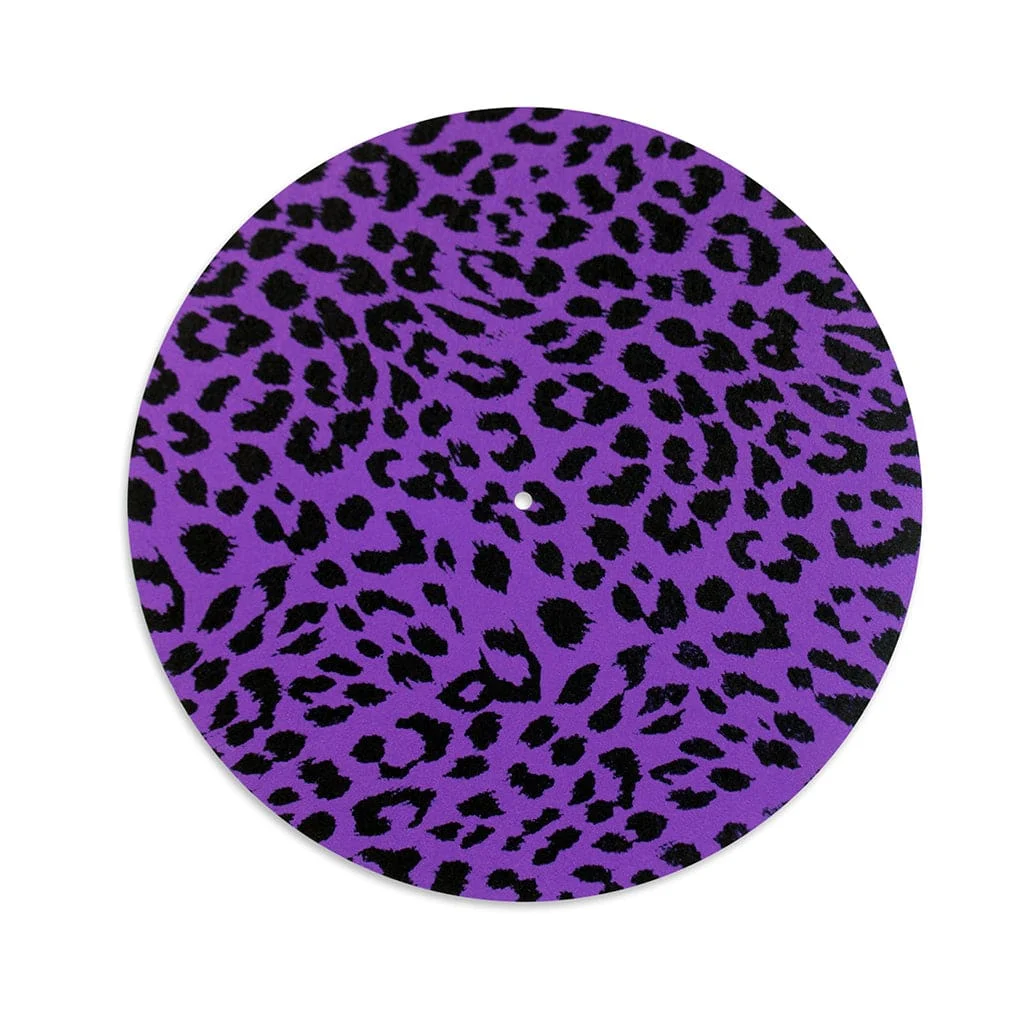 Purple Leopard / Mega Records Slip Mat - Mondo