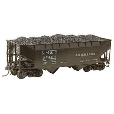 Kadee Coupler #7525 HO Scale Gulf, Mobile & Ohio GM&O #32487 - 50 Ton AAR "Standard" 2 Bay Open Hopper