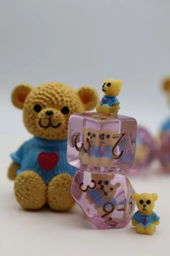 Foam Brain Games 2389 Teddy Bear RPG Dice Set - FoamBrain