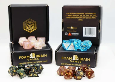Foam Brain Games 0053 Mystery Loot: Gemstone Dice - FoamBrain