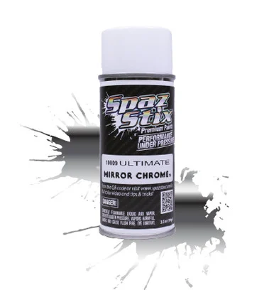 Spaz Stix 10009 Ultimate Mirror Chrome Aerosol Paint 3.5oz