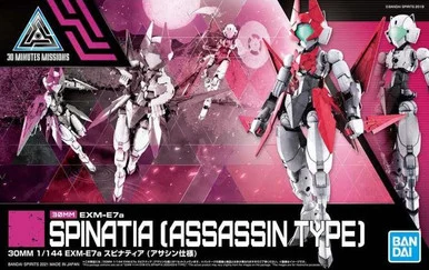 Bandai 5061923 30MM #39 EXM-E7a Spinatia (Assassin Type) 1/144 Scale Model Kit