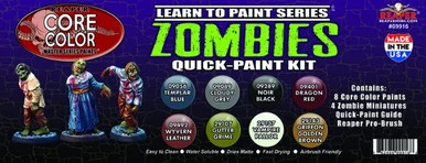 Reaper 09916 LTP Zombies Quick Paint Set - Reaper Bones