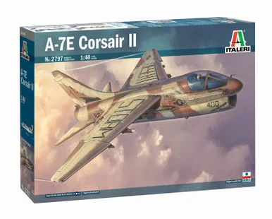 Italeri 2797 A-7E Corsair II Fighter 1/48 Scale Model Kit