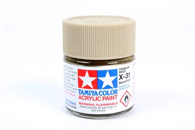 Tamiya 81031 X-31 Titanium Gold Acrylic 23Ml