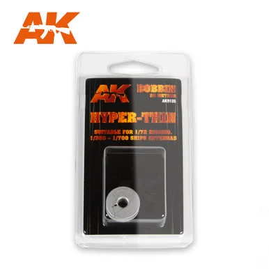 AK9135 - Elastic Rigging Bobbin Hyper-Thin for 1/72, 1/350 or smaller (20m / 66ft)