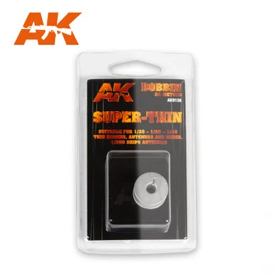 AK9136 - Elastic Rigging Bobbin Super-Thin for 1/32 or smaller (20m / 66ft)