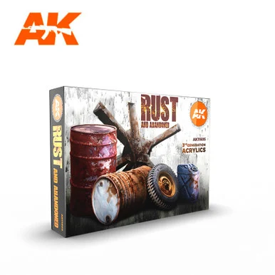 3G Acrylics - Rust and Abandoned Acrylic Paint Set - AK11605