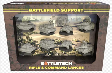 BattleTech: Mercenaries Forcepack Battlefield Support Rifle & Command Lances - 35777