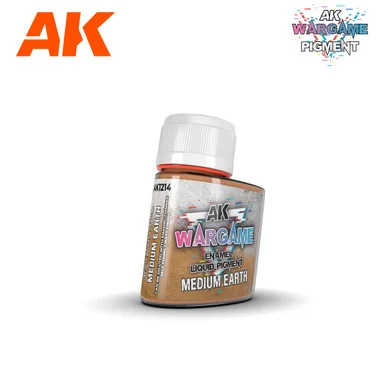 AK1214 - Enamel Pigments: Medium Earth