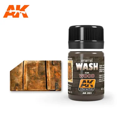 AK263 - Enamel Wash: Wash for Wood