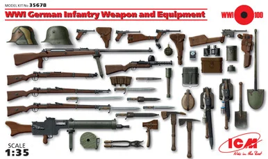 1/35 WWI German Infantry Weapon and Equipment - ICM35678