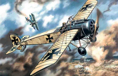 1/72 Pfalz E.IV, WWI German Fighter - ICM72121