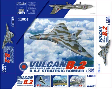 1/144 R.A.F. Strategic Bomber Vulcan B.2 - Great Wall Hobby - GWH