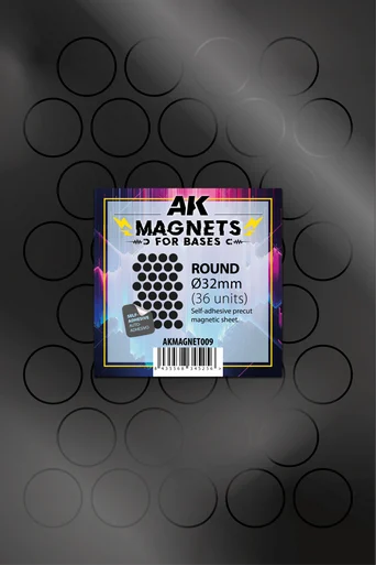 AK Interactive Round Base Ø32mm (36 Units) - AK Interactive - AKI