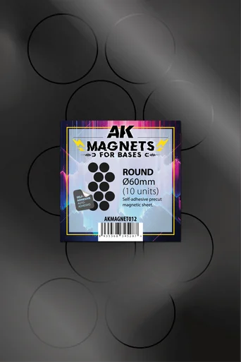 AK Interactive Round Base Ø60mm (10 Units) - AK Interactive - AKI
