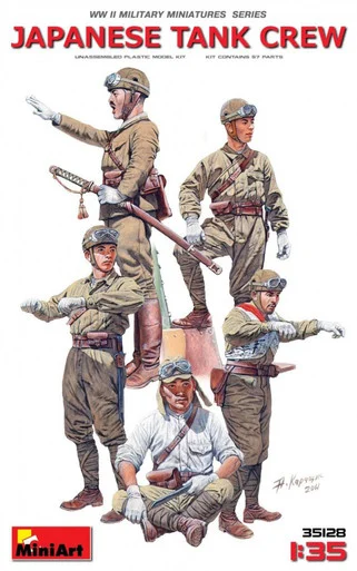 1/35 Japanese Tank Crew - MiniArt - MIA
