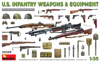 1/35 U.S. Infantry Weapons & Equipment - MiniArt - MIA