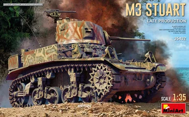 1/35 M3 Stuart Light Tank (Late Production) - MiniArt - MIA