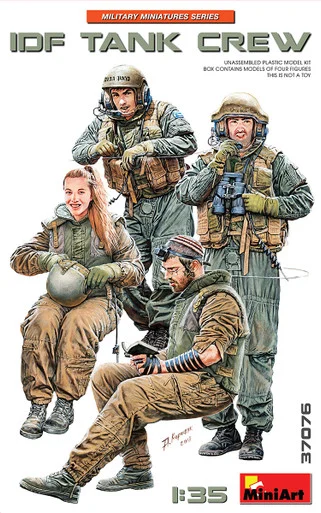 1/35 IDF Tank Crew - MiniArt - MIA