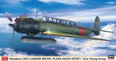 1/48 Nakajima C6N1 Carrier Recon. Plane Saiun (Myrt) "141st Flying Group" - Hasegawa - HAS