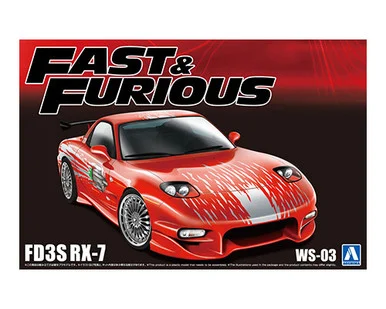 1/24 Movie Mecha #WS-03 Fast & Furious FD3S RX-7