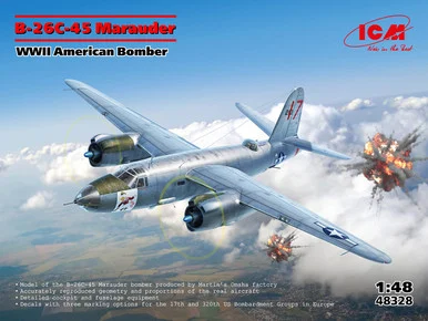 1/48 B-26C-45 Marauder, WWII American Bomber