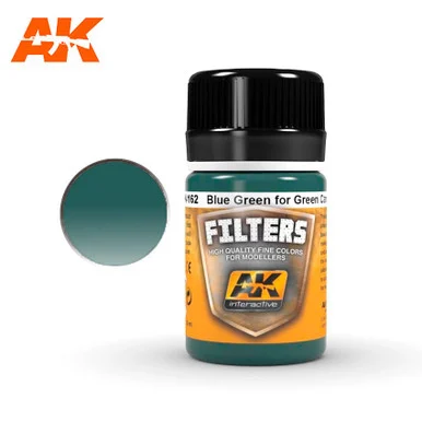 AK4162 - Enamel Filter: Blue Green for Green Camo Filter