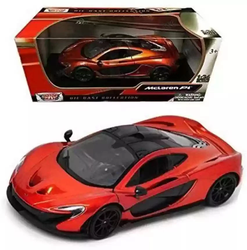 McLaren P1 (Metallic Orange) 1:24 Scale Diecast Car - Motormax