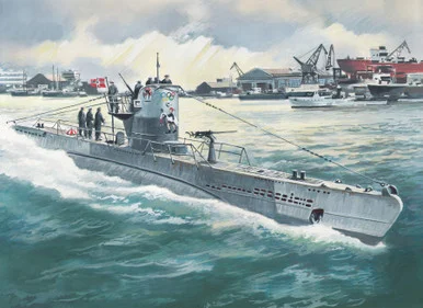 1/144 U-Boat Type IIB (1943), German Submarine