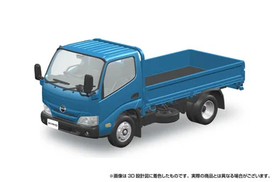 1/32 Snap Kit #23-Be Hino Dutro Truck (Blue)