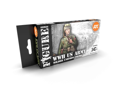 3G Set: WWII US Uniforms - AK Interactive - AKI