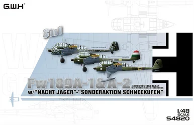 1/48 WWII German Fw 189A1 & A2 w/ Nacht Jager & Sonderaktion Schneekufen - GWHS4820
