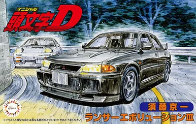 1/24 Initial D, Lancer Evolution III Kyoichi Sudo - Fujimi - FUJ