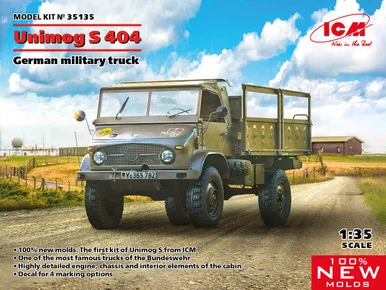1/35 Unimog S 404, German military truck - 35135