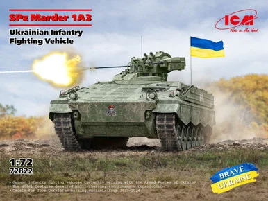 1/72 SPz Marder 1A3,Ukrainian Infantry Fighting Vehicle - ICM - ICM